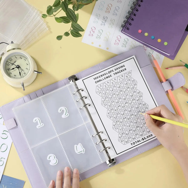 Budget Envelope Binder Cash Organizer